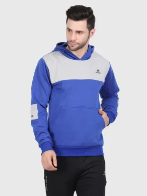 Royal Blue Hoodie for Men - Patch Hoodie